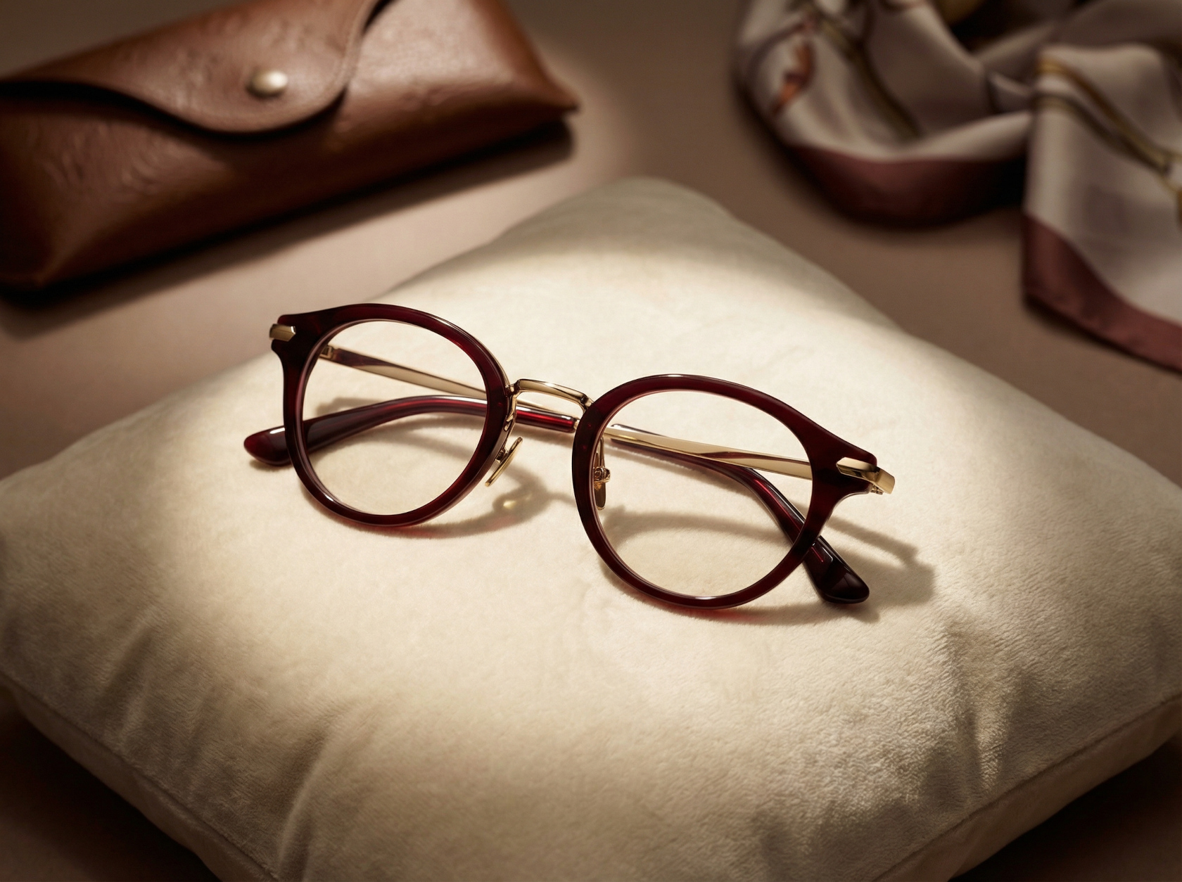 Visuria Bordeaux Round — Donna
